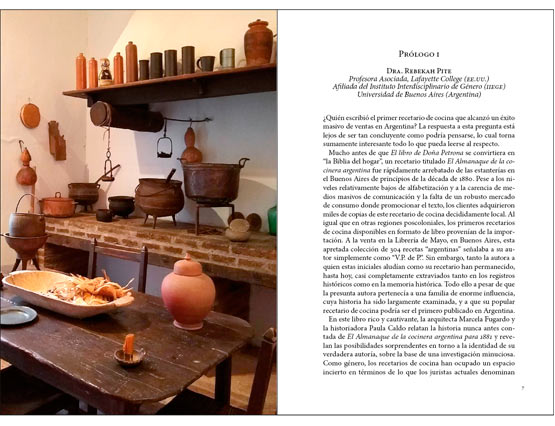 La cocinera argentina. Un recetario del siglo XIX de enigmática autoría
