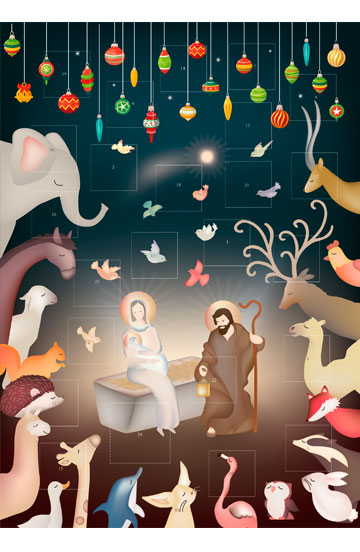 Calendario de Adviento Natividad