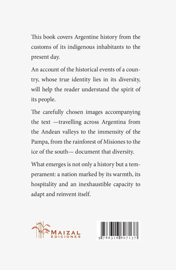 Back cover of A Brief History of Argentina